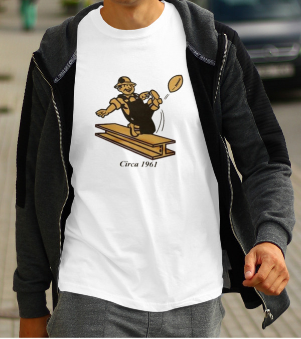 Pittsburgh Steelers Circa 1961 Football Kick Ironworker T-Shirt