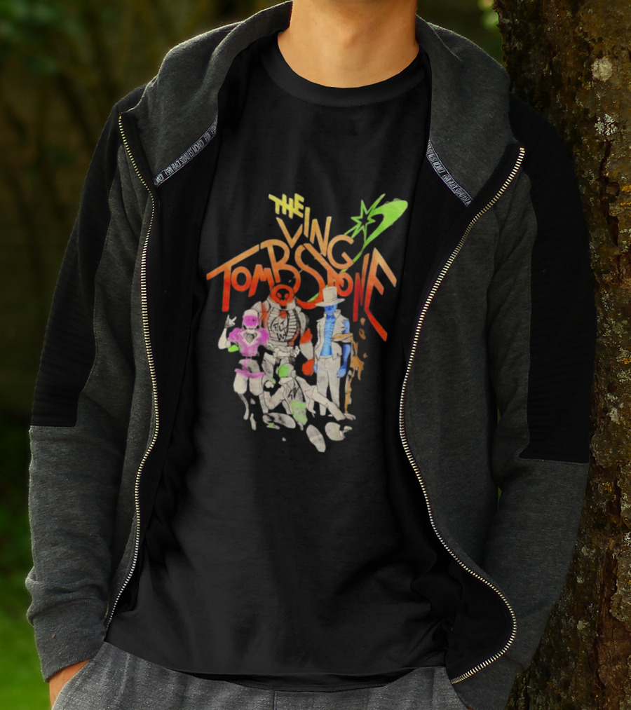 The Living Tombstone Characters And Logo With Colorful T-Shirt