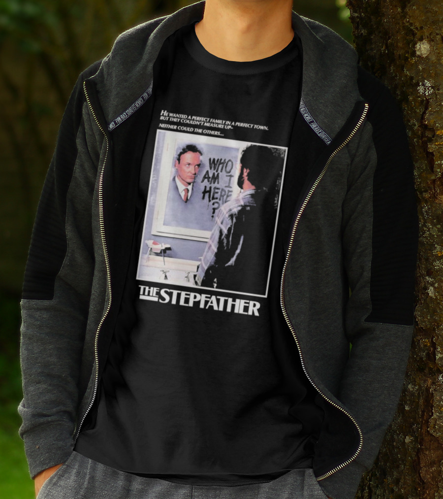 The Stepfather Mirror Reflection Who Am I Here? In Perfect Town Tension T-Shirt
