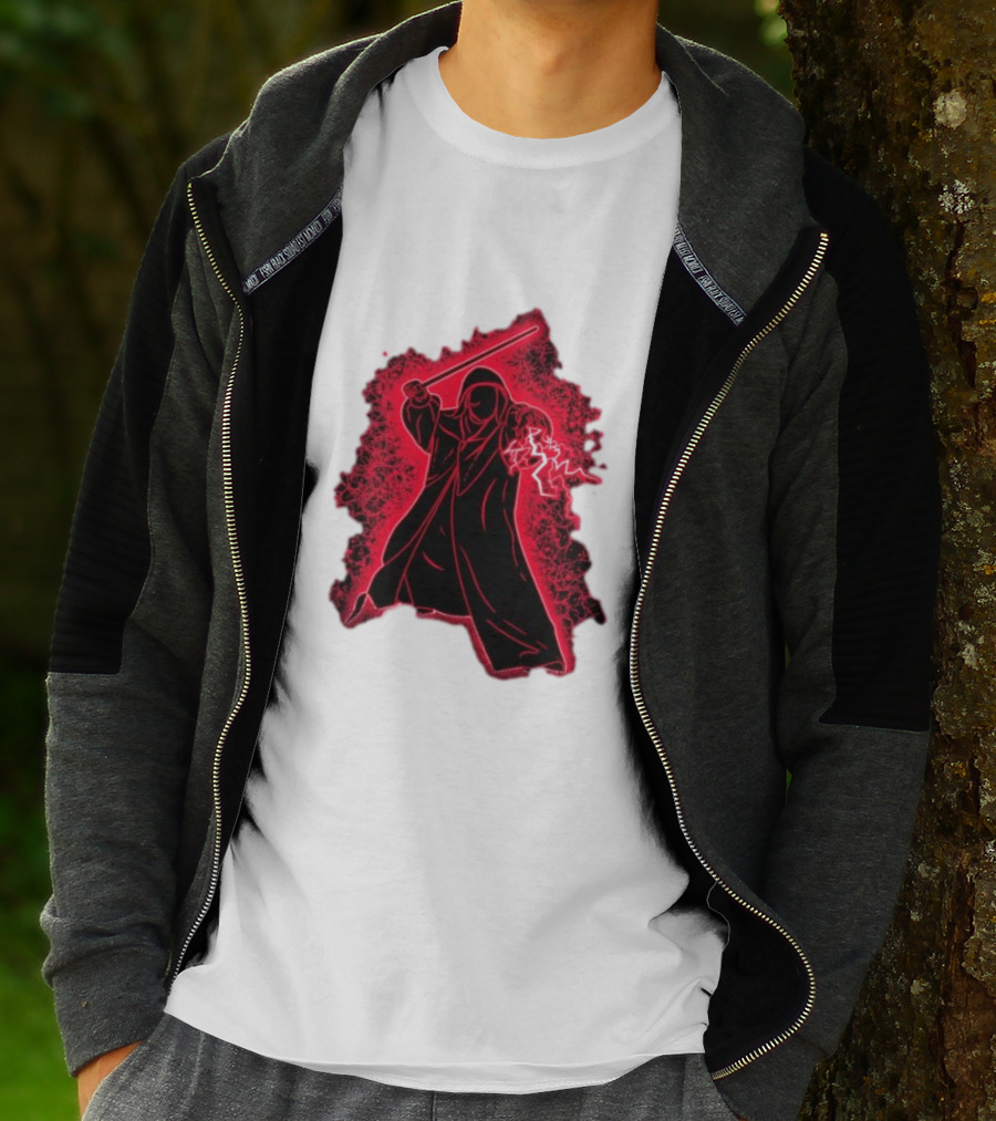 Lord Senator Thunder Dark Force Power Lightsaber Lightning T-Shirt