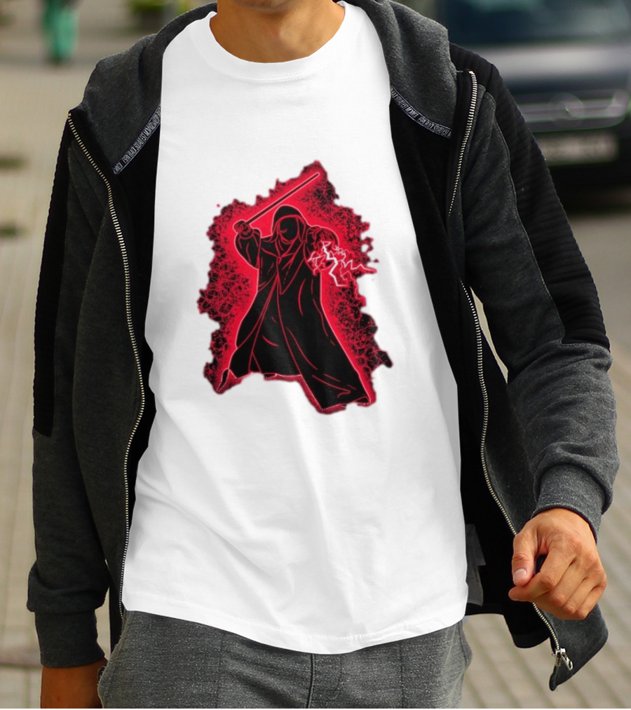 Lord Senator Thunder Dark Force Power Lightsaber Lightning T-Shirt