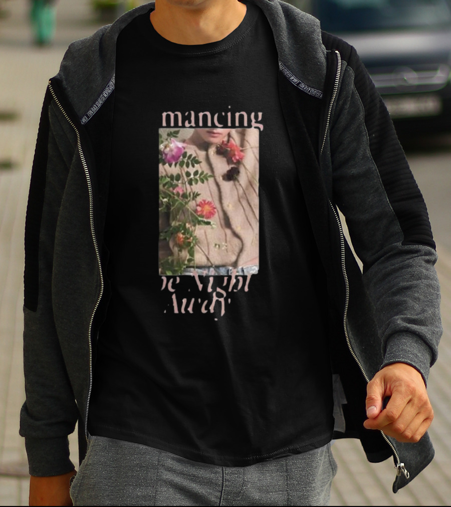 Romancing The Night Away Floral Slow Dancing T-Shirt