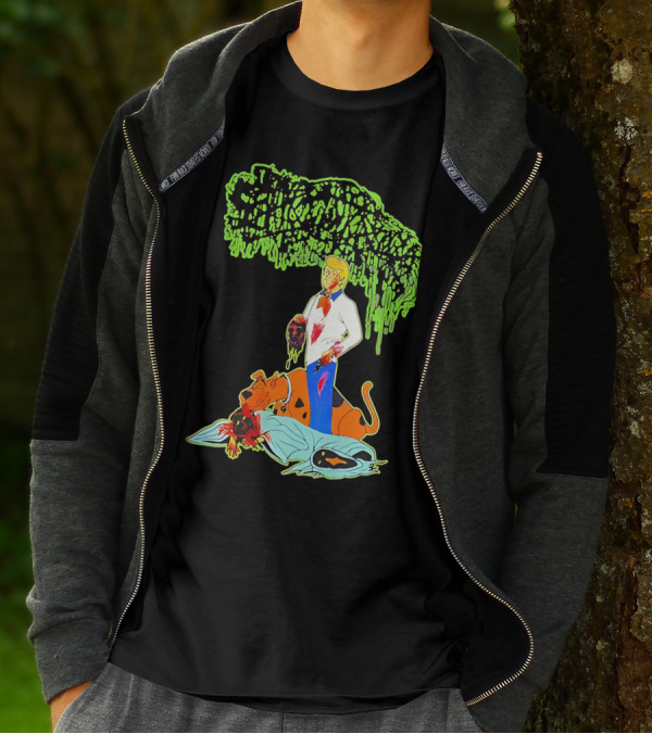 Sanguisugabogg Scooby Doo Fred Jones Horror Mashup T-Shirt