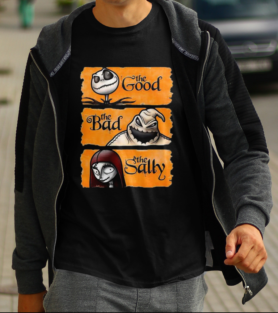 Jack Skellington The Good Oogie Boogie The Bad Sally T-Shirt