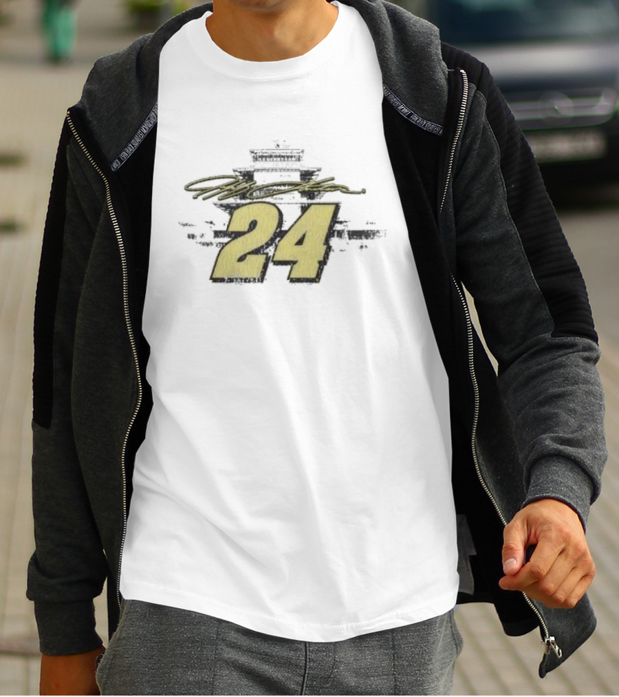 Jeff Gordon Hendrick Motorsports Team Collection 24 1994 Indy Brickyard 400 Winner T-Shirt