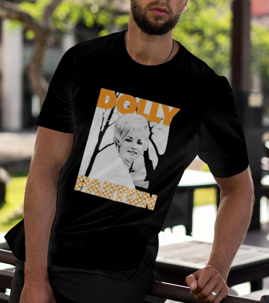 Dolly Parton Retro Black And White Tennessee T-Shirt