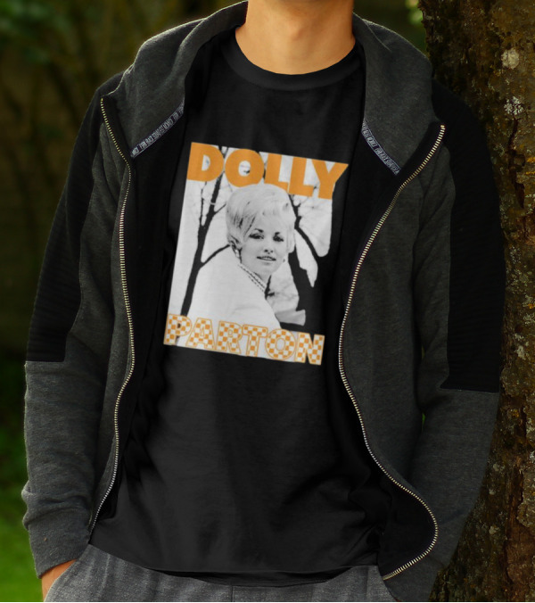 Dolly Parton Retro Black And White Tennessee T-Shirt