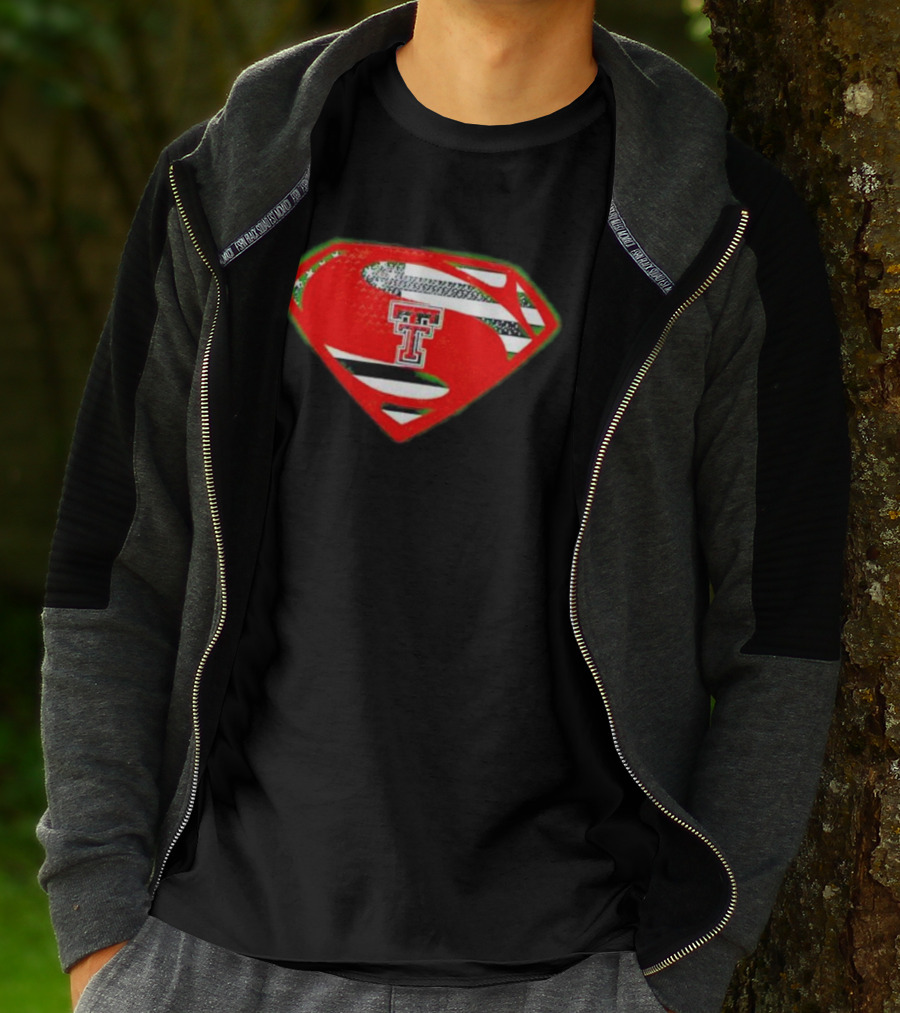 Texas Tech Red Raiders TT Superman T-Shirt