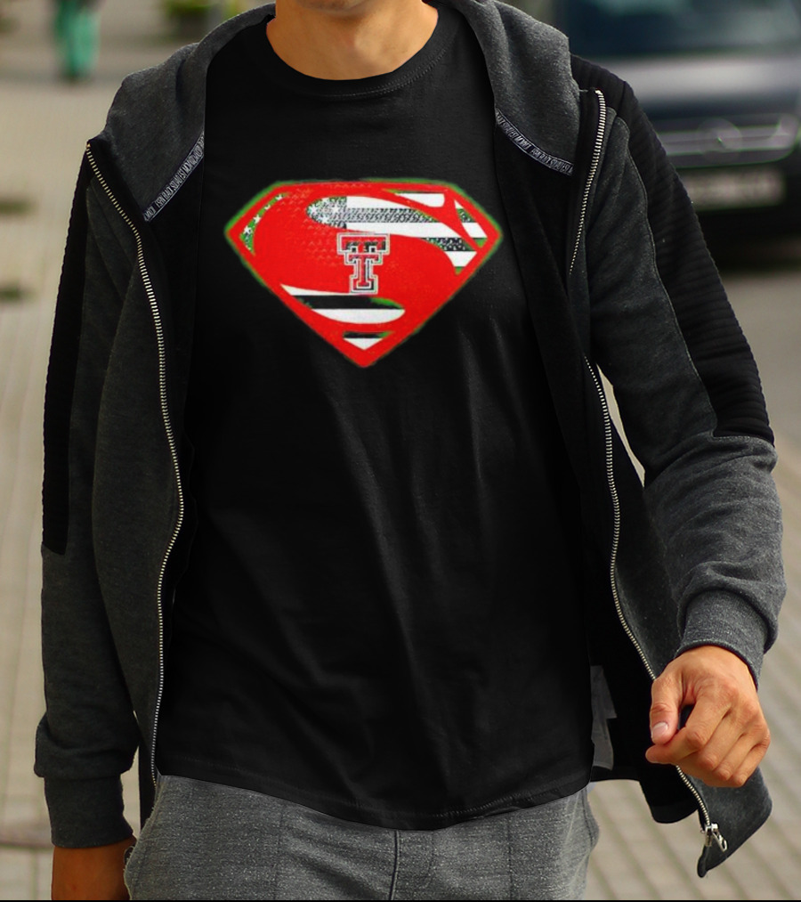 Texas Tech Red Raiders TT Superman T-Shirt