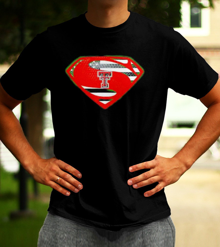 Texas Tech Red Raiders TT Superman T-Shirt