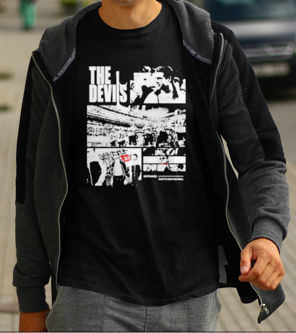 The Devils Sopranos That's How We Roll Comic-Style Collage T-Shirt