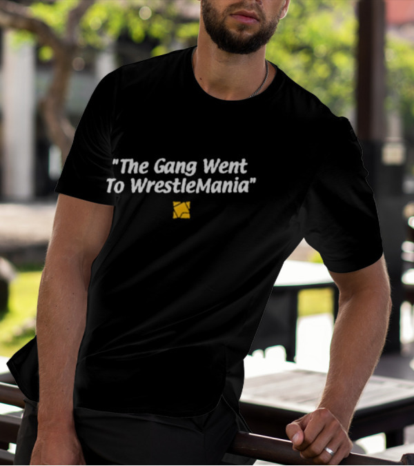 The Gang Went To WrestleMania Charlie Brown Zigzag T-Shirt