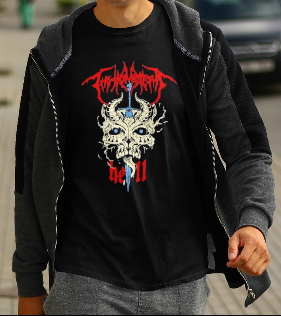 The Home Team Hell Skull Sword T-Shirt