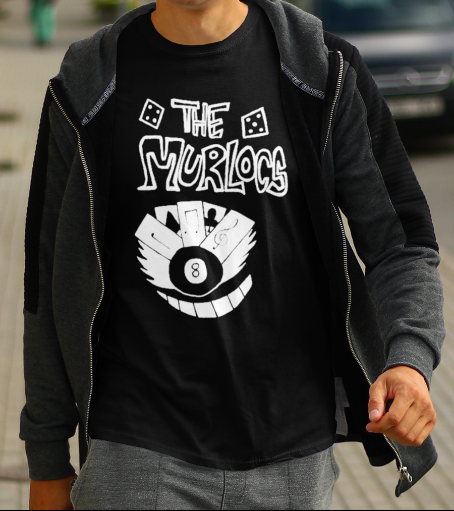 The Murlocs Playing Cards 8 Ball T-Shirt