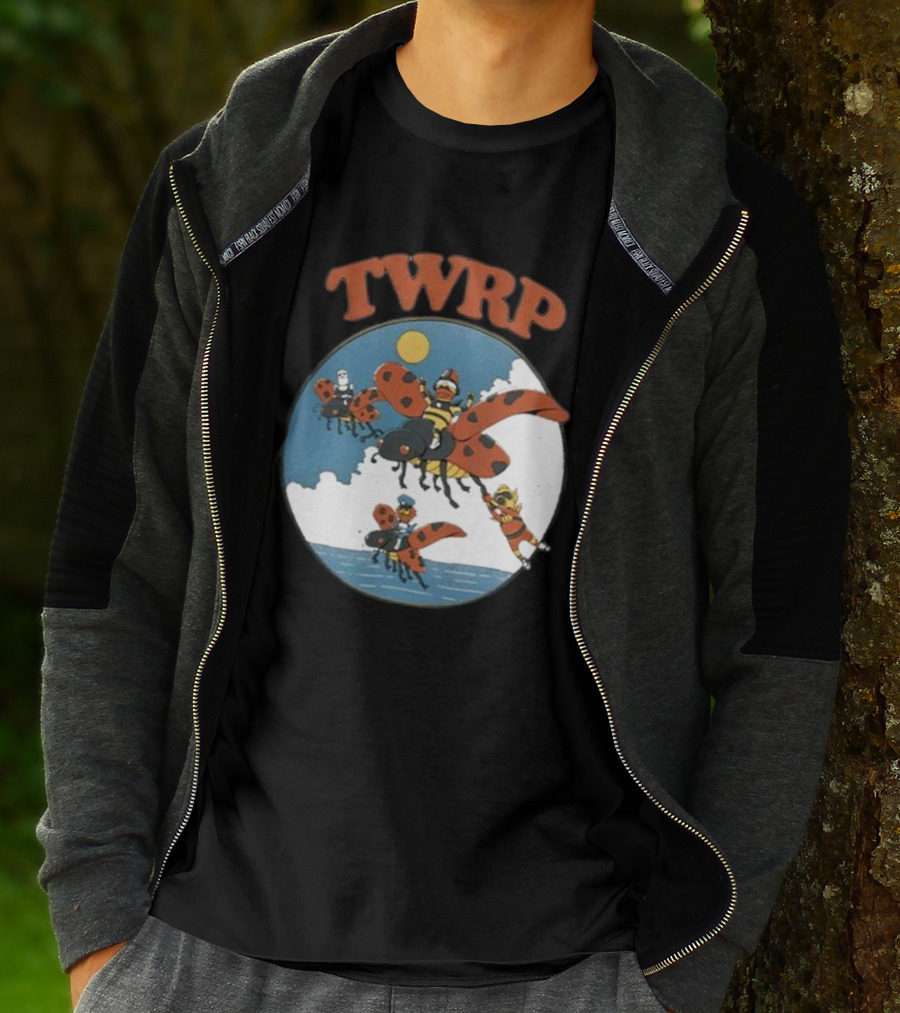 TWRP Band Riding Giant Ladybugs Under The Sun T-Shirt