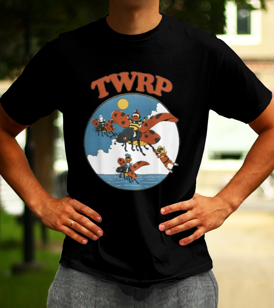 TWRP Band Riding Giant Ladybugs Under The Sun T-Shirt