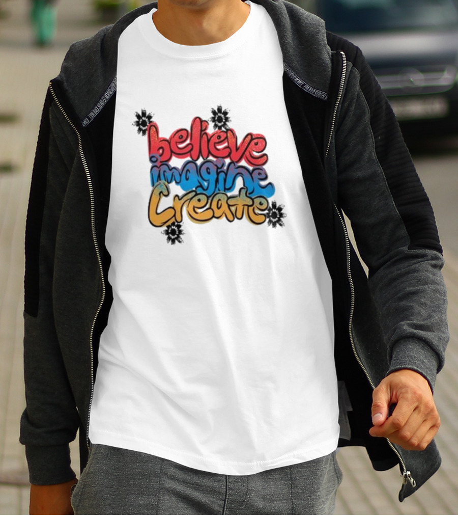 Believe Imagine Create Vic Garcia T-Shirt