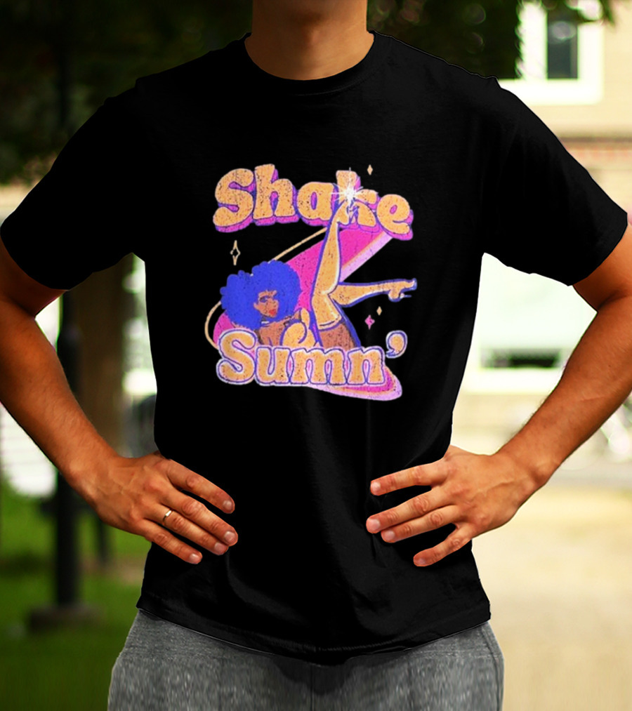 Zero Fatigue Shake Sumn Vibrant Retro Dance Vibes T-Shirt