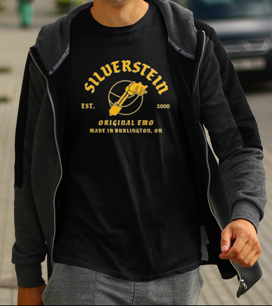 Silverstein Original Emo Made In Burlington ON Est 2000 T-Shirt