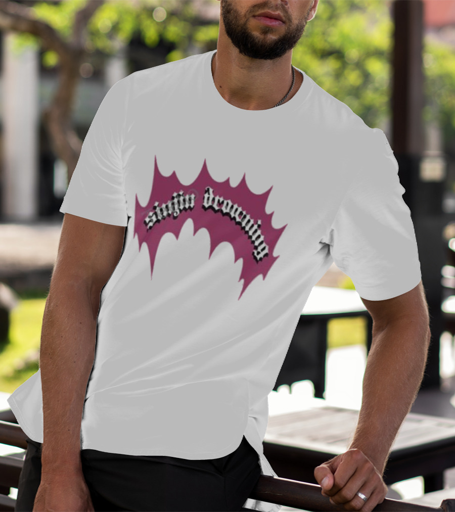 Sinjin Drowning Pink Burst T-Shirt