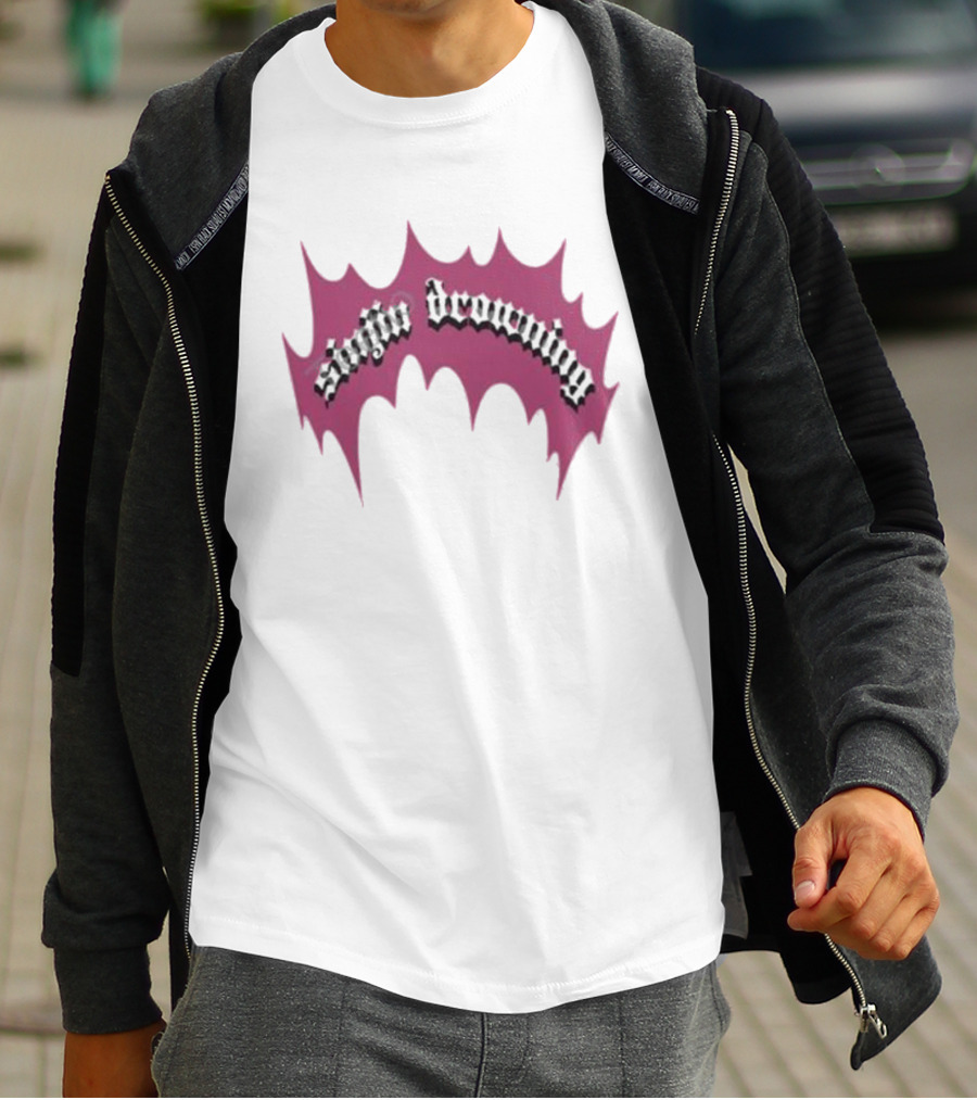 Sinjin Drowning Pink Burst T-Shirt