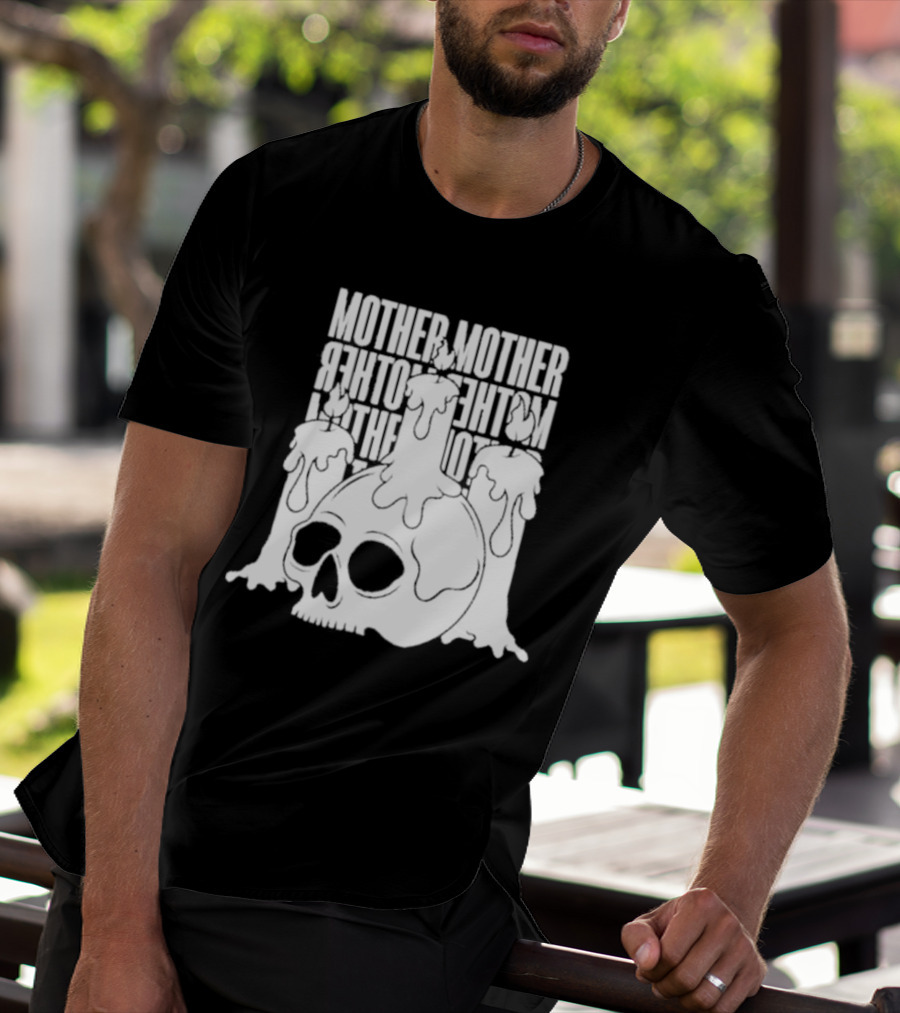 Mother Mother Skull Candle T-Shirt