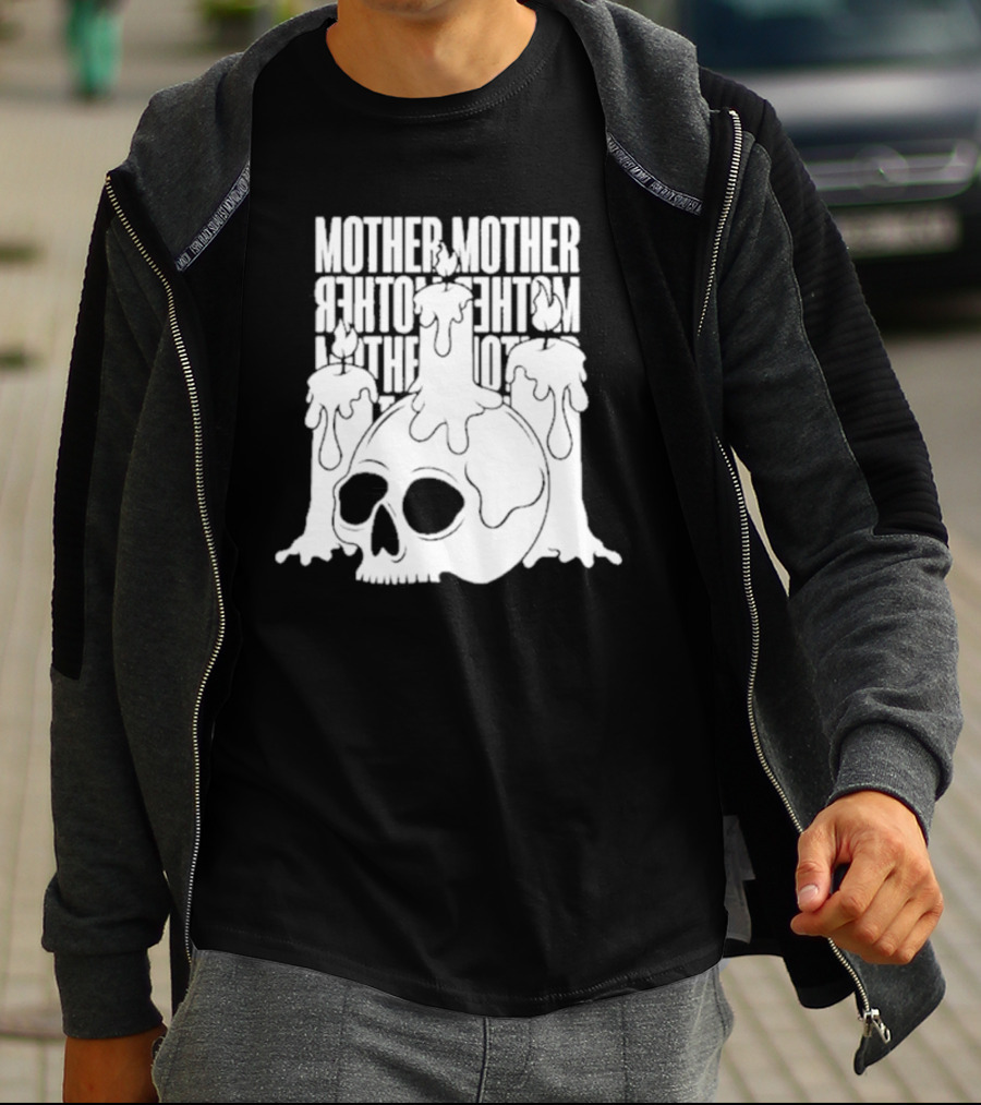 Mother Mother Skull Candle T-Shirt