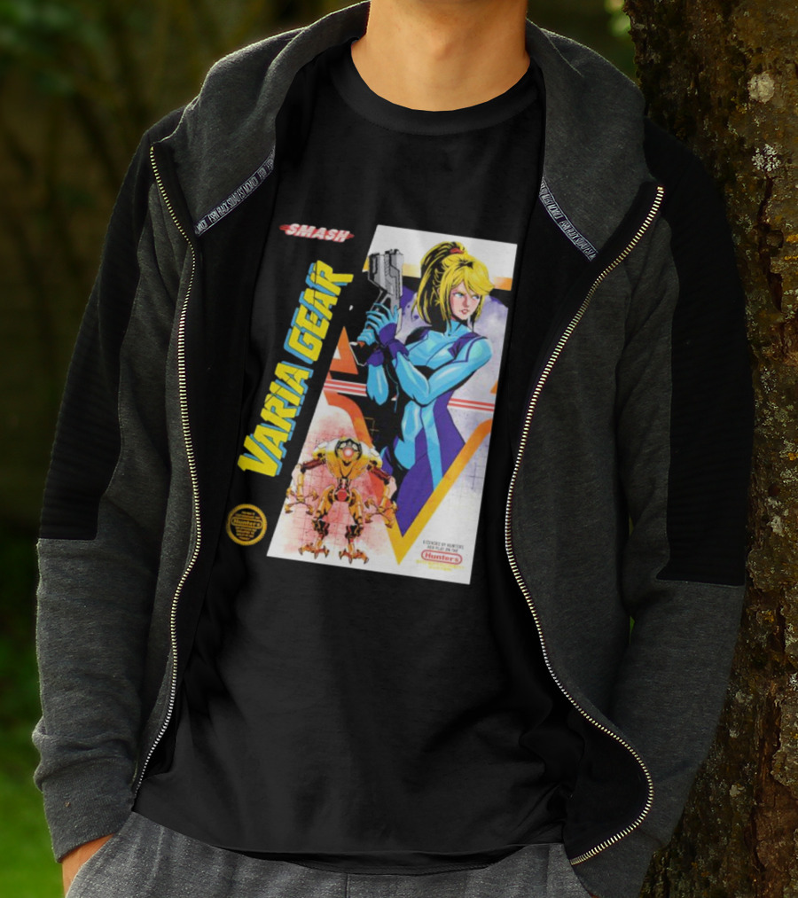 Smash Varia Gear Zero Suit Hunter Chronicles T-Shirt