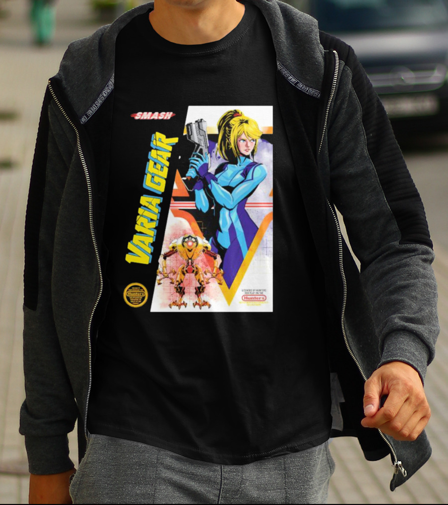 Smash Varia Gear Zero Suit Hunter Chronicles T-Shirt