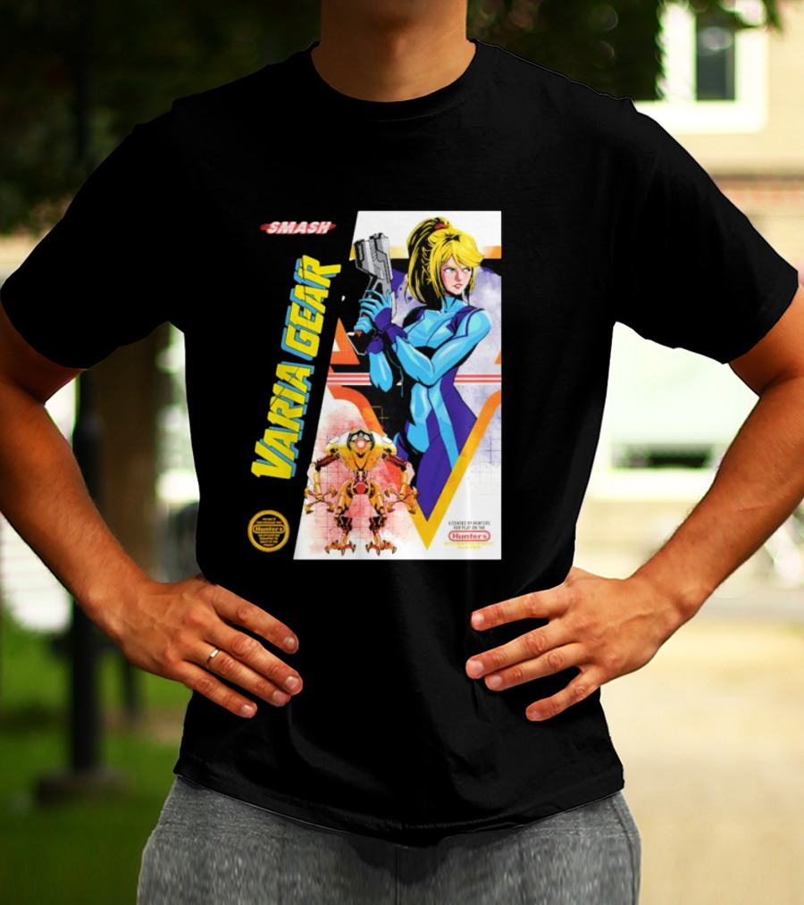 Smash Varia Gear Zero Suit Hunter Chronicles T-Shirt