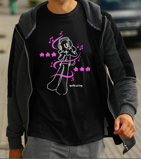 Spellcasting Doodle Dog Musical Magic T-Shirt