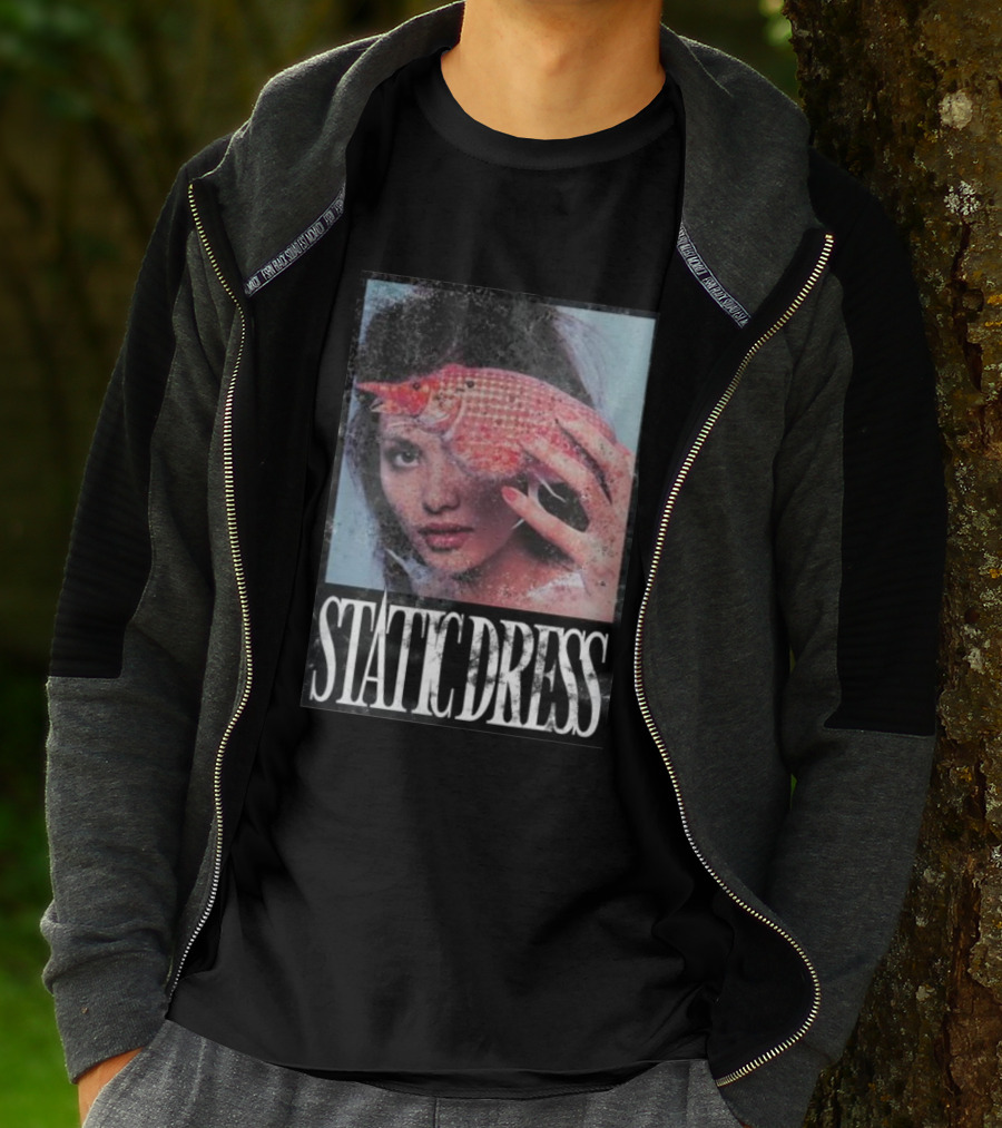 Static Dress Fish Net Mask T-Shirt