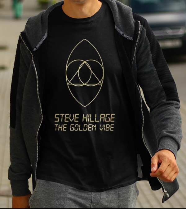 Steve Hillage The Golden Vibe Sacred Geometry T-Shirt