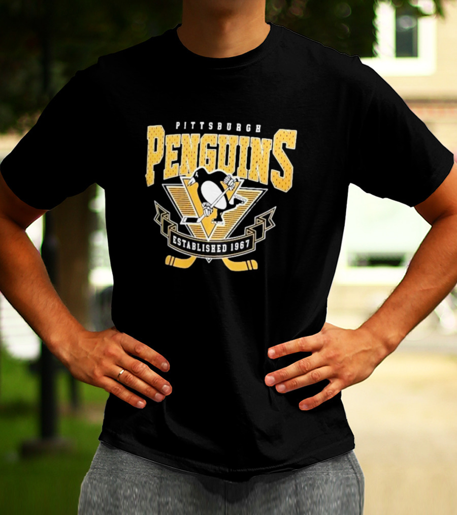 Pittsburgh Penguins Established 1967 Iconic T-Shirt