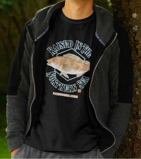 Raised In The Northern Sea Pleurogrammus Azonus Fish T-Shirt
