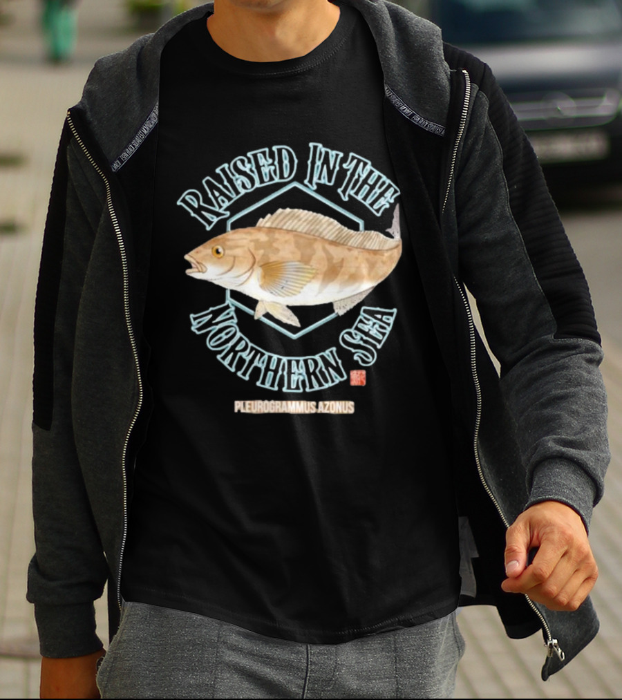 Raised In The Northern Sea Pleurogrammus Azonus Fish T-Shirt