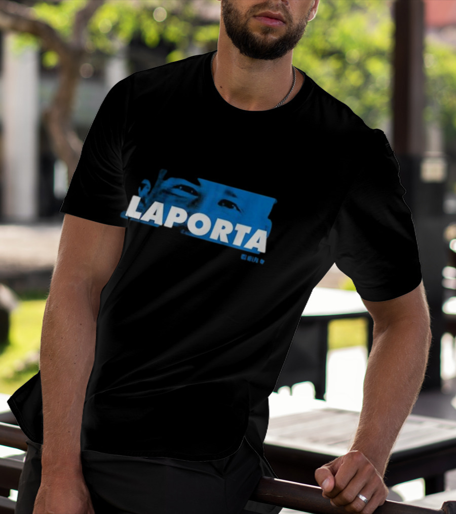 Laporta The Eyes Blue T-Shirt