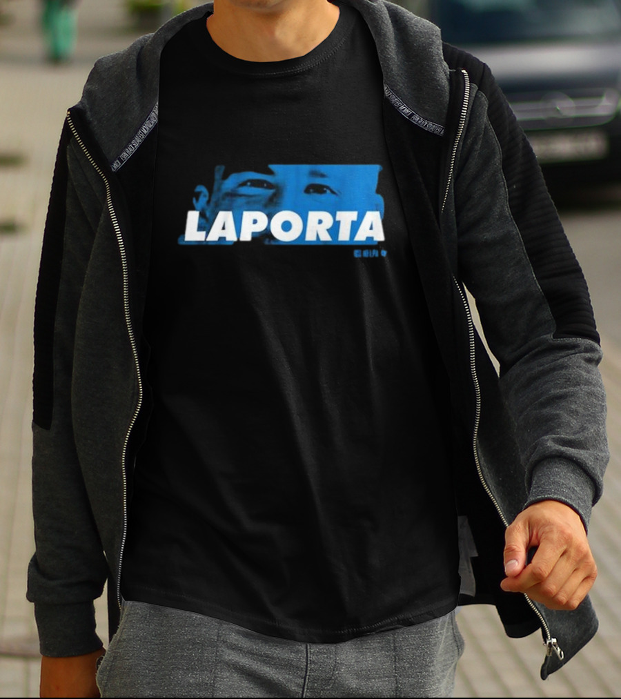 Laporta The Eyes Blue T-Shirt
