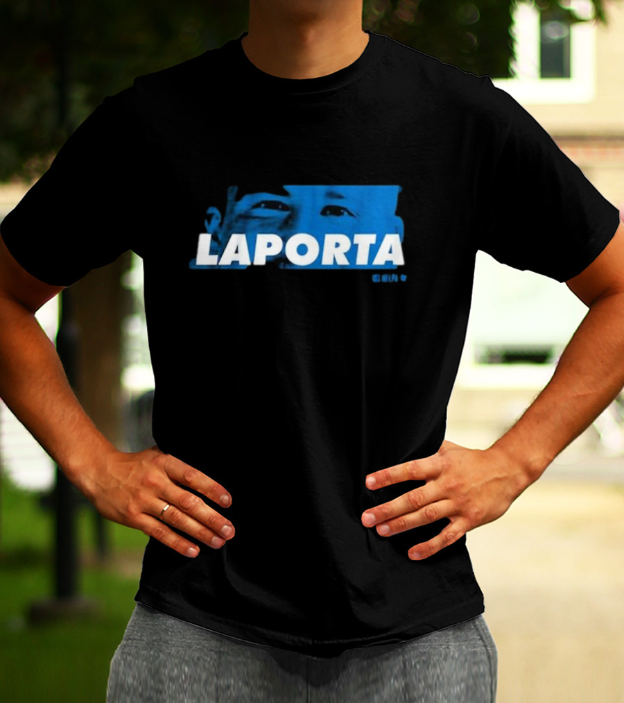 Laporta The Eyes Blue T-Shirt