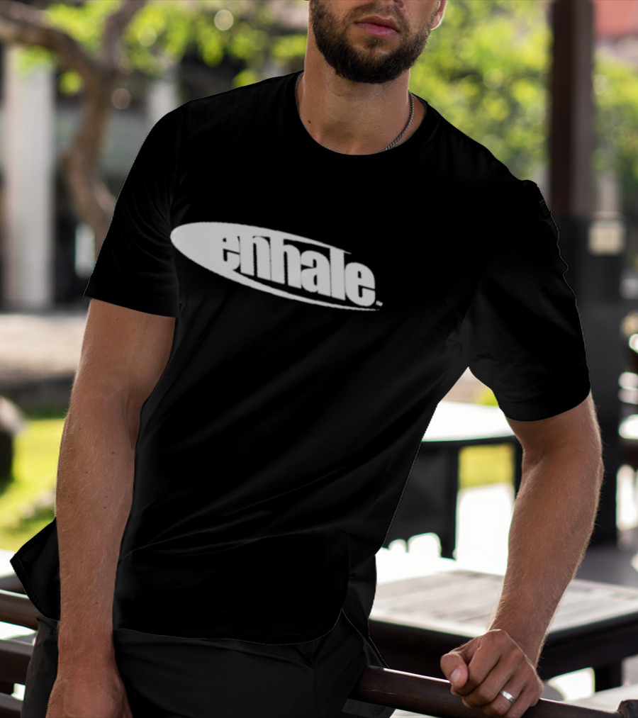 Enhale Logo Slim Shady Merchandise T-Shirt
