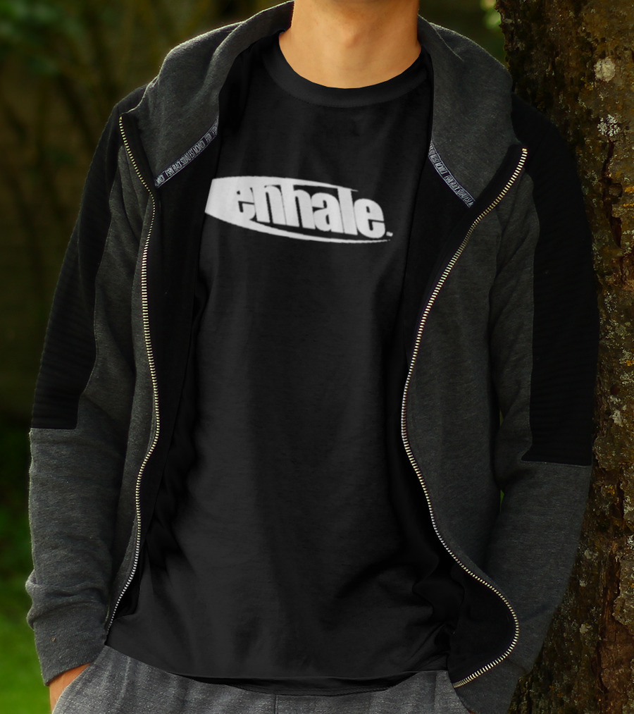 Enhale Logo Slim Shady Merchandise T-Shirt