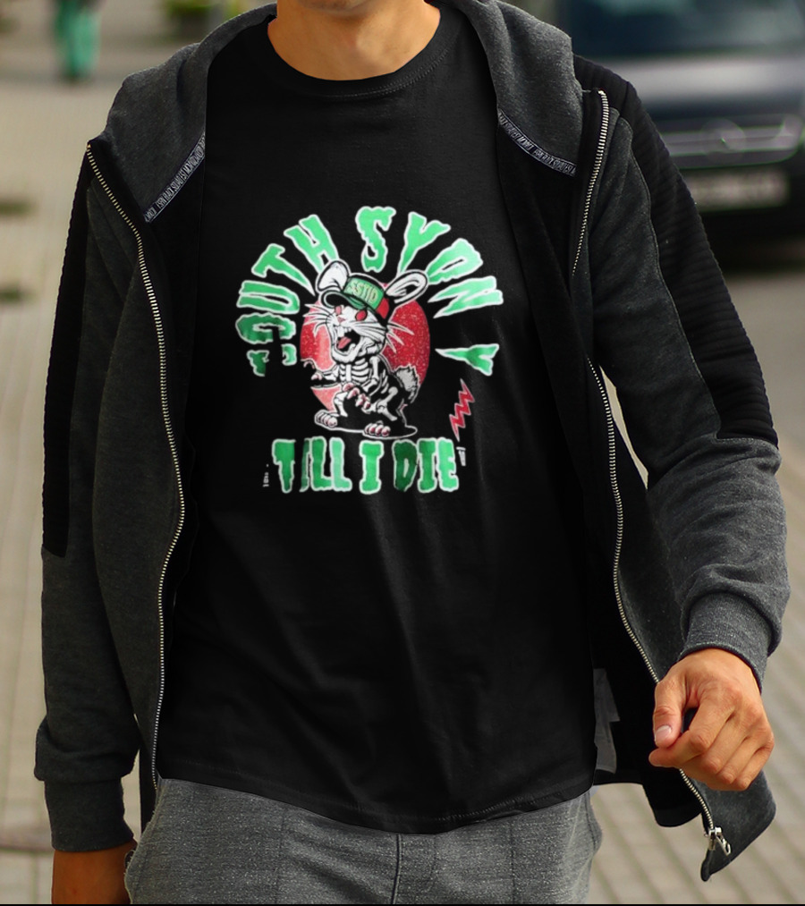 Sstid Bunny South Sydney Till I Die Retro Rabbit Mascot T-Shirt