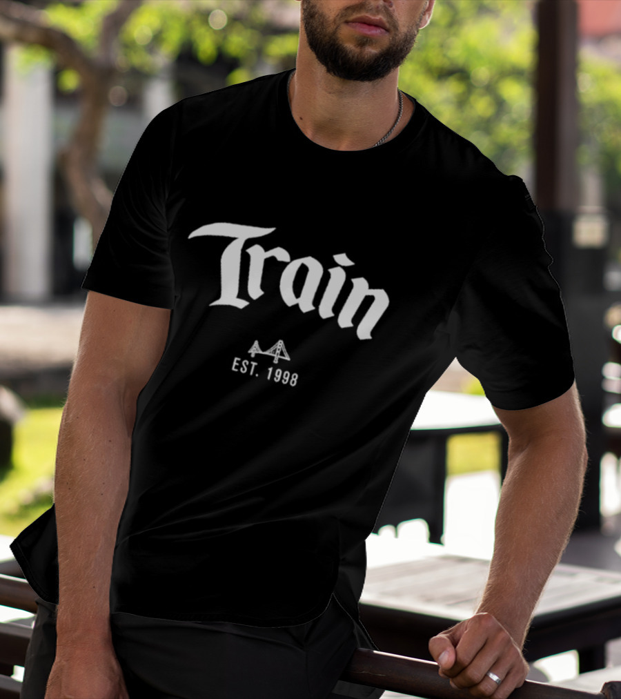 Train Est. 1998 Arch Logo With Bridge T-Shirt