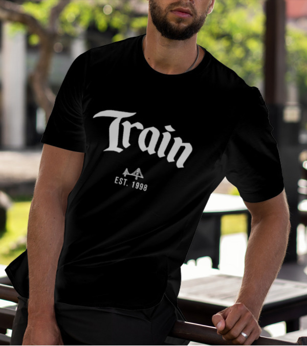 Train Est. 1998 Arch Logo With Bridge T-Shirt