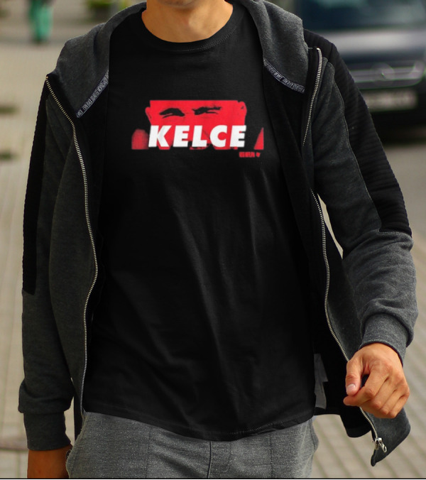 Kelce Red Eyes NFL Football T-Shirt