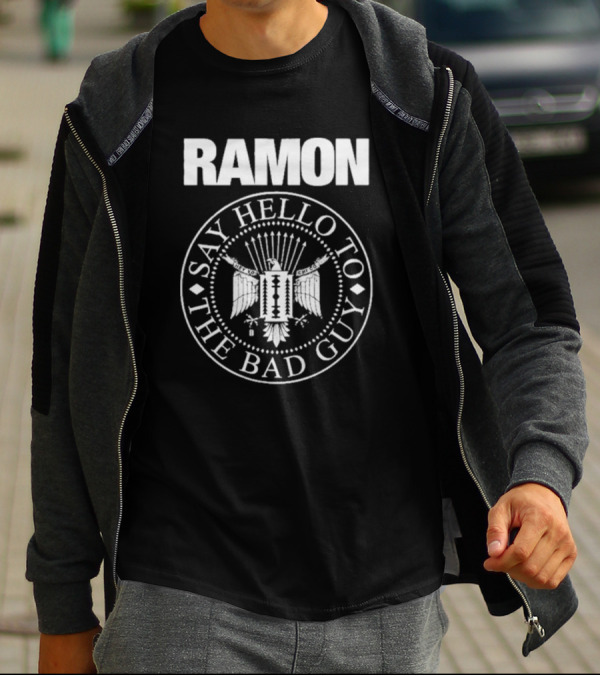 RAMON Say Hello To The Bad Guy Eagle Seal T-Shirt