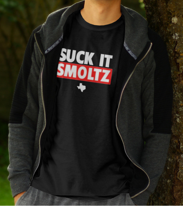 Rangers Nation Suck It Smoltz Texas Fan Shoutout T-Shirt