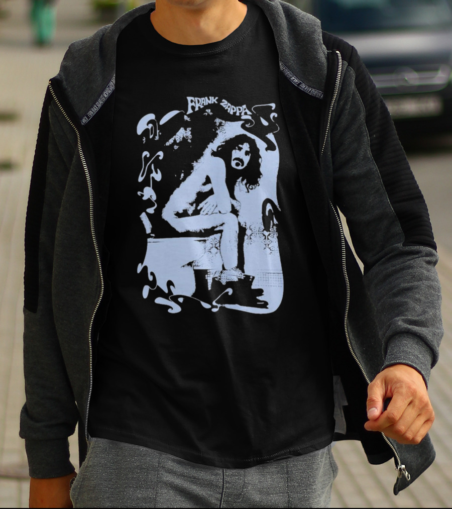 Rare Vintage Frank Zappa Toilet T-Shirt