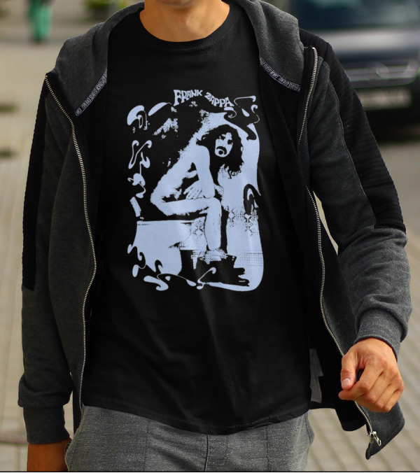Rare Vintage Frank Zappa Toilet T-Shirt