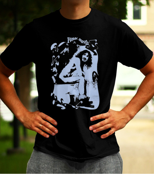 Rare Vintage Frank Zappa Toilet T-Shirt